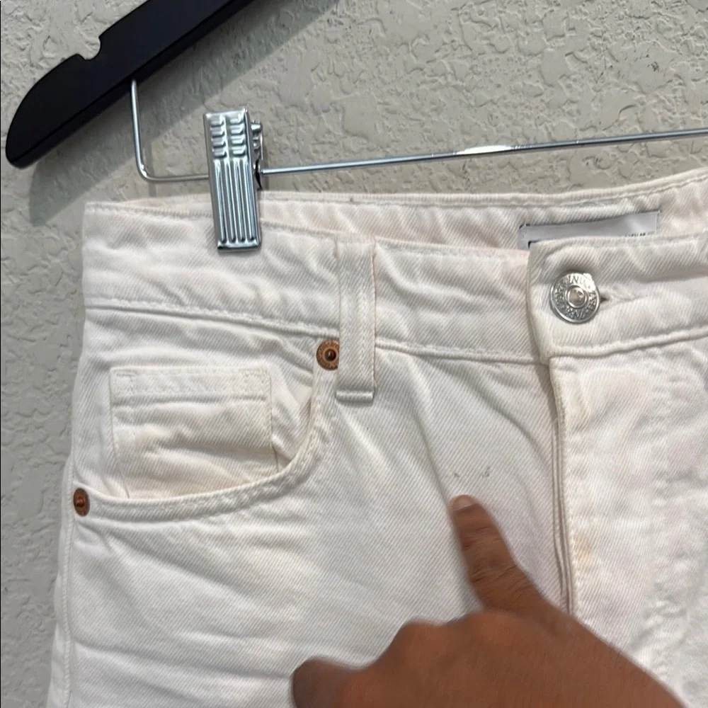 Zara White Wide-Leg Jeans size 4 - Picture 6 of 14